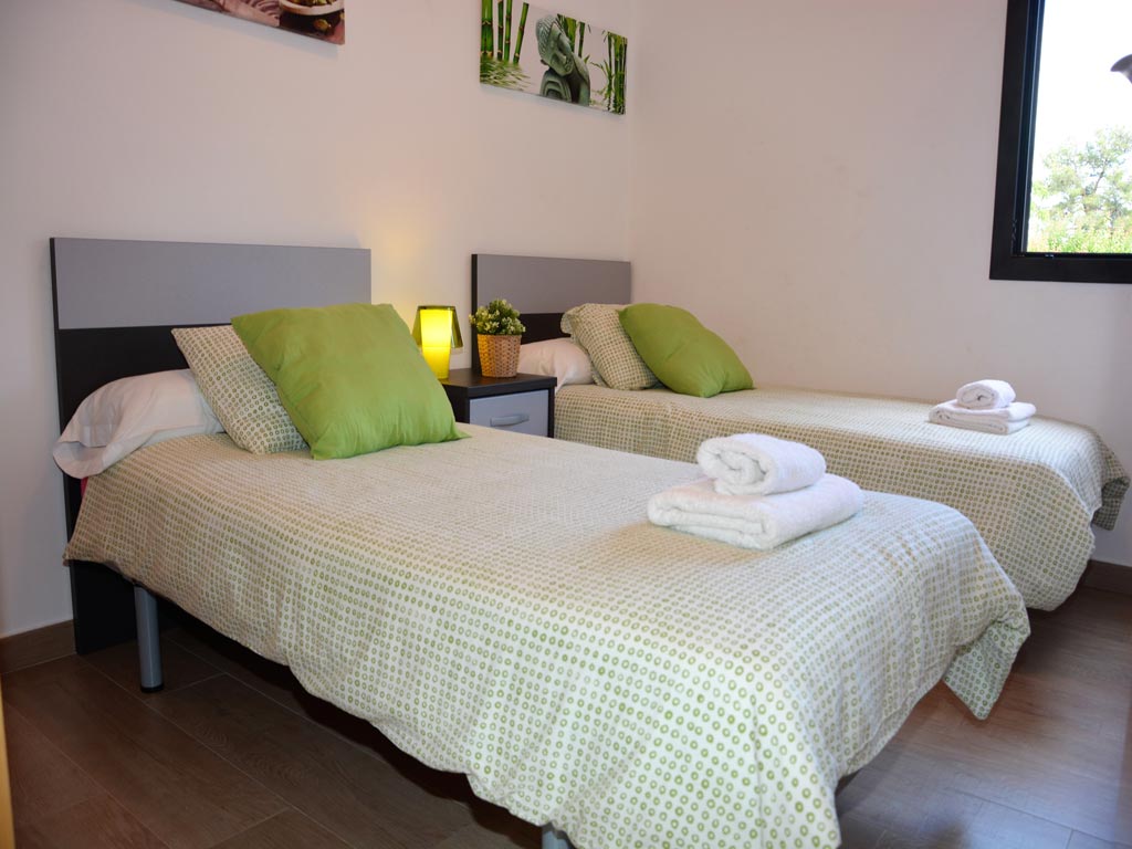 Villa Sitges con 2 camas individuales.