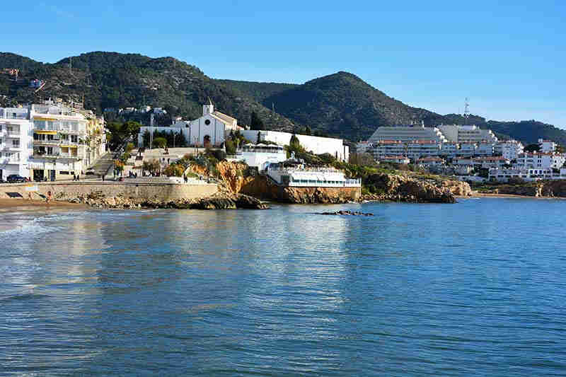 Playa de Sitges: San Sebastian