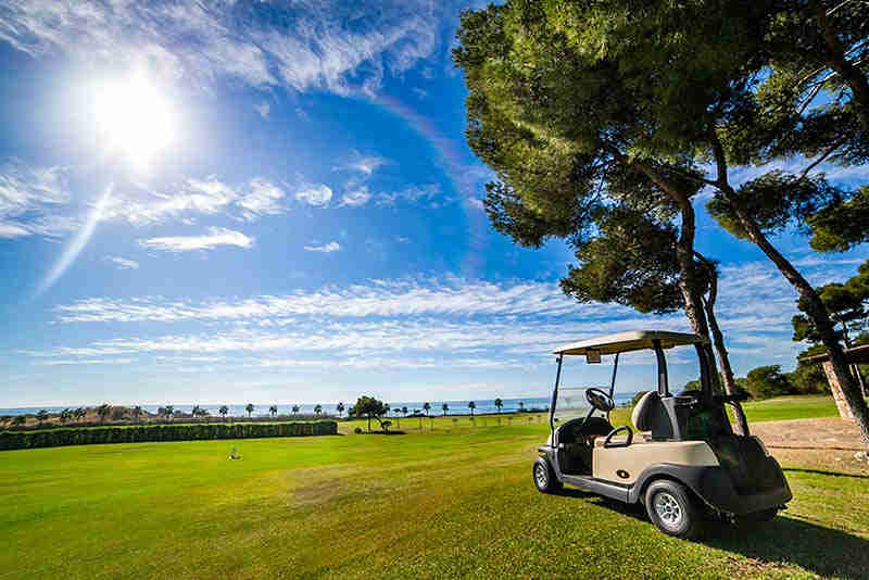 Sitges Golf with incredible views on the sea