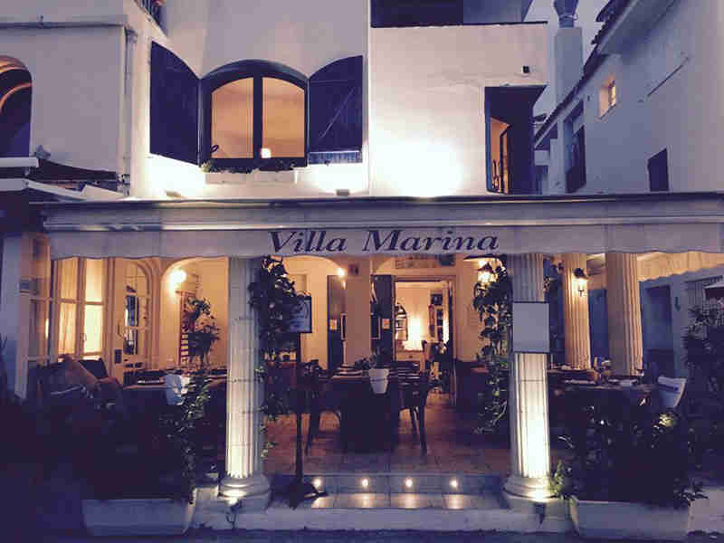 Best Italian restaurants in Sitges: Villa Marina