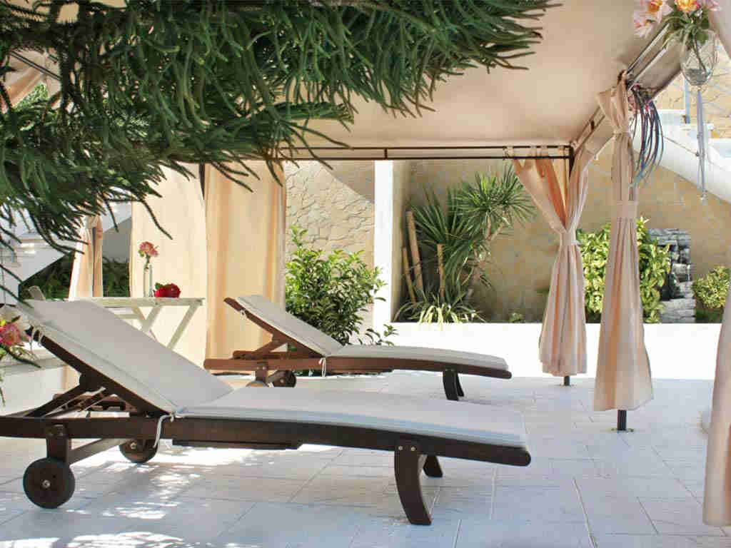 casa de vacaciones cerca de Sitges: hamacas