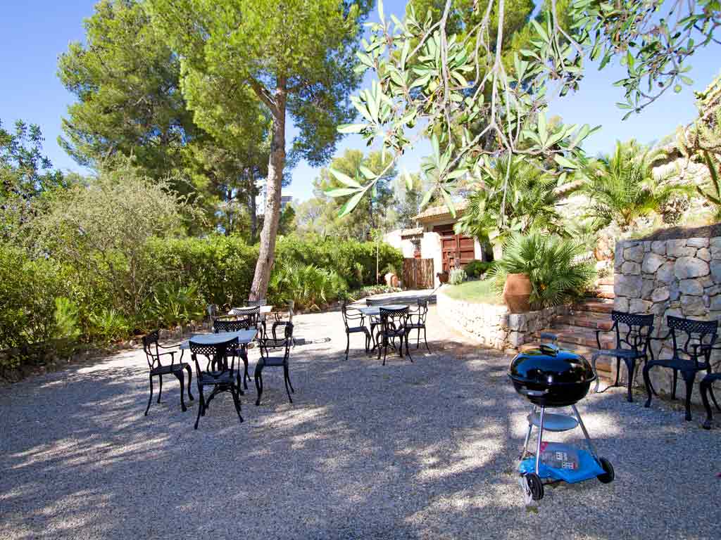 Casa en sitges cerca de barcelona: zona exterior