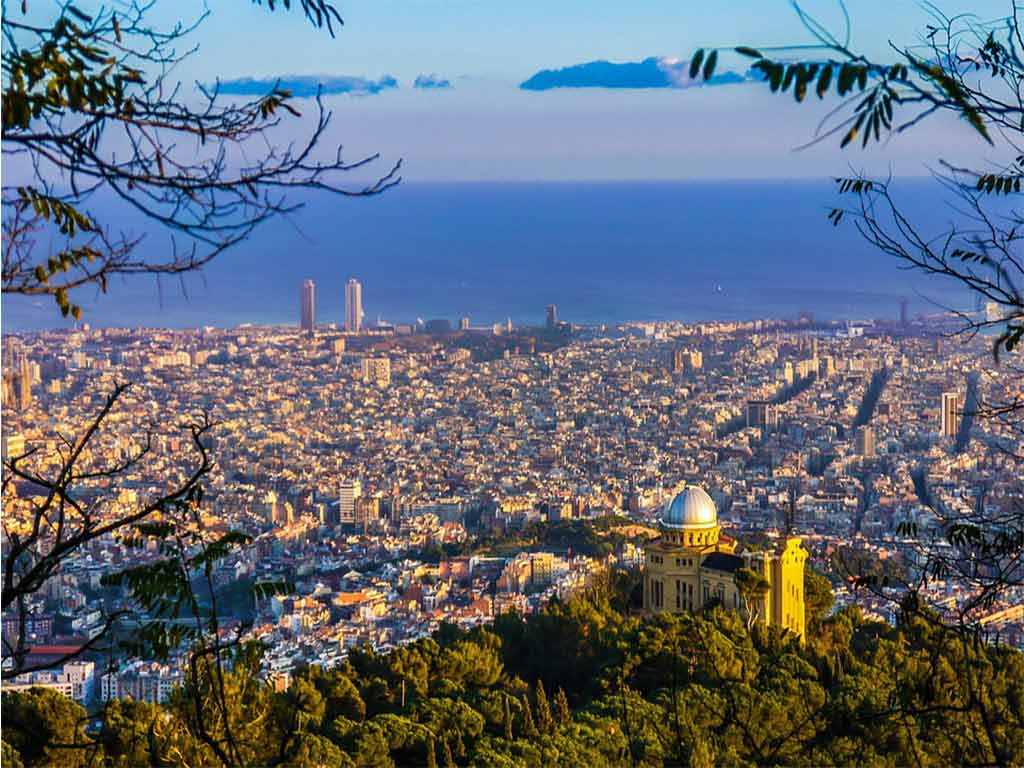 vacaciones de verano en Barcelona: vistas.