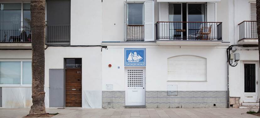 san sebastian beach in sitges