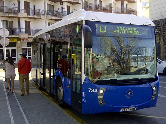 transport in sitges