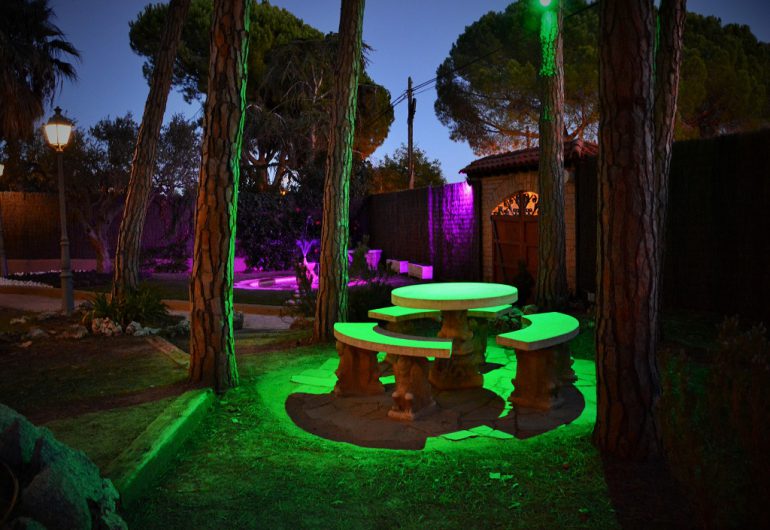 jardin de nuit