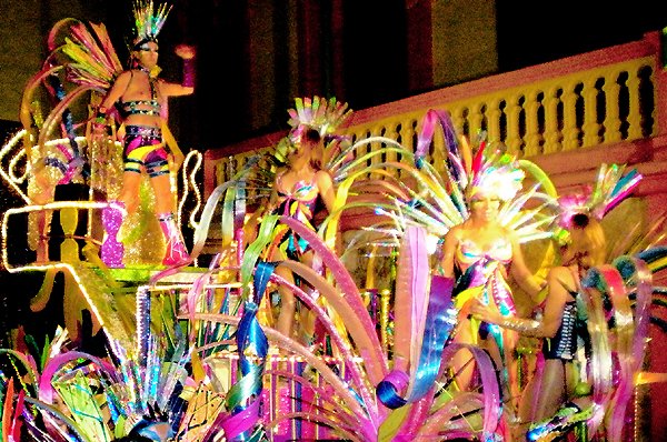 carroza de rua de carnaval