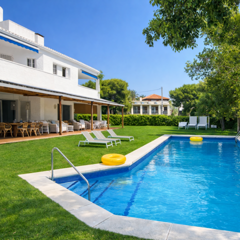 Casa para alquilar con piscina privada