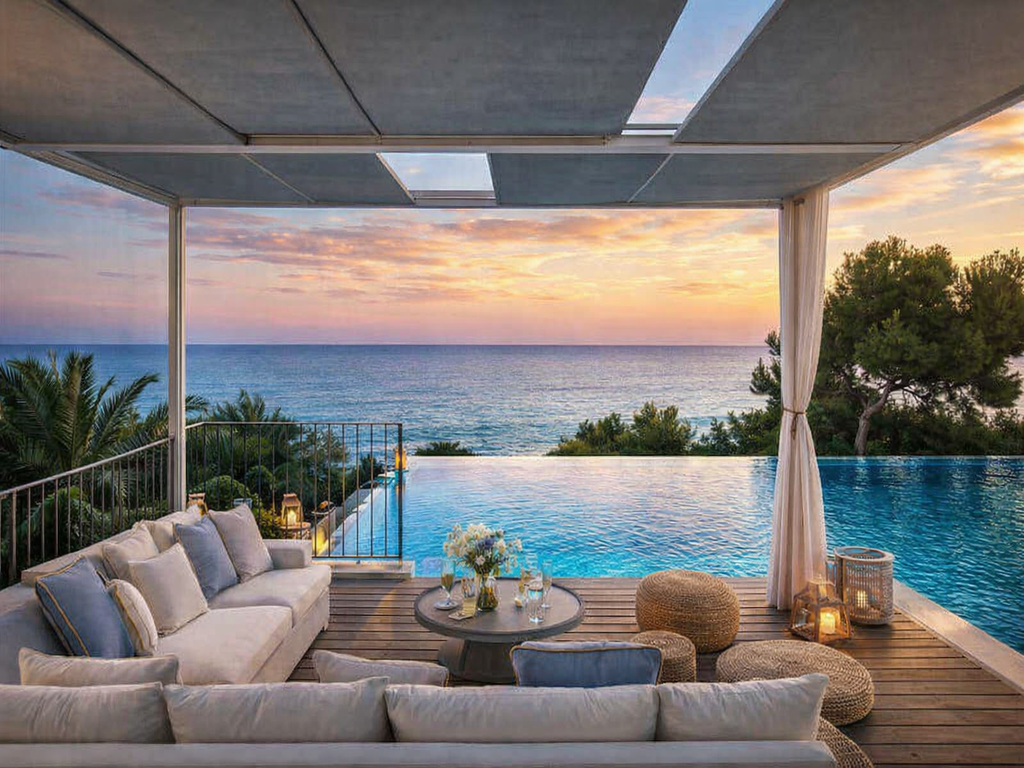 villas de vacances avec piscine privée à sitges