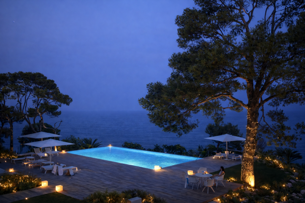 villas con piscina privada sitges