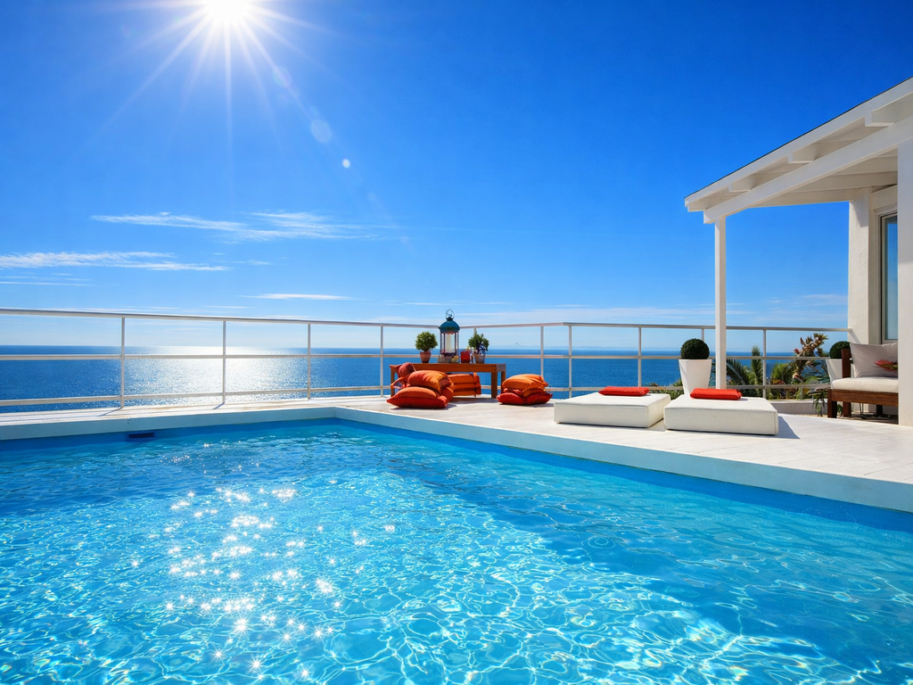 alquiler vacacional con piscina privada con vistas