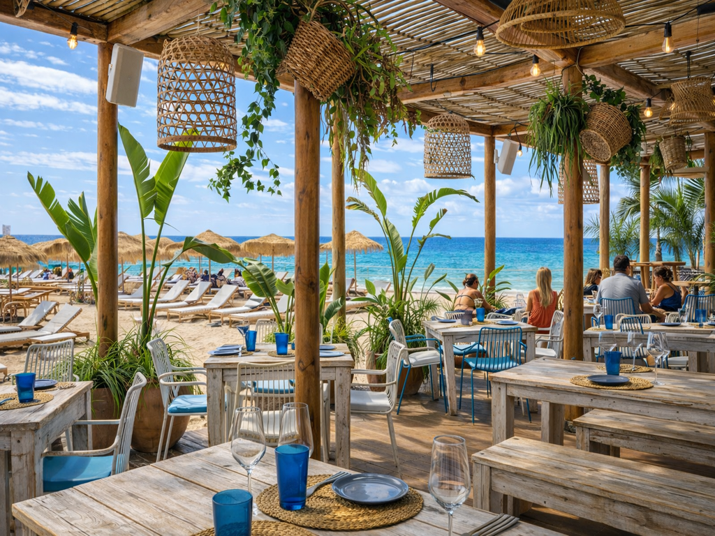 Dónde alojarte cerca de los mejores chiringuitos