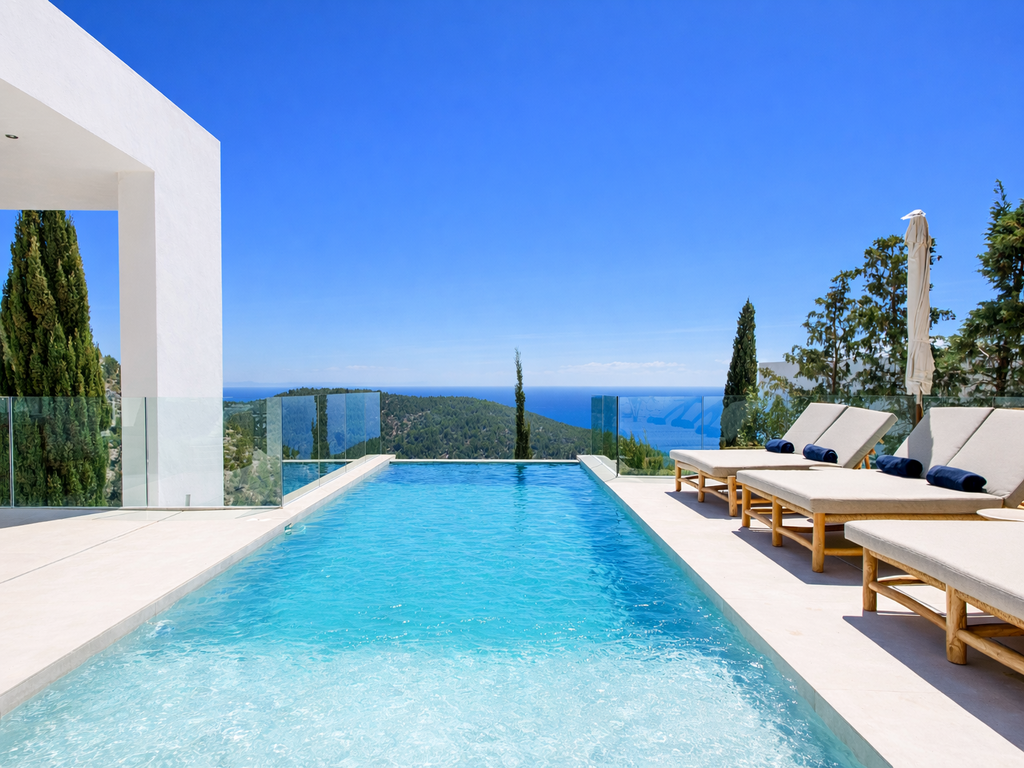 villa de lujo con vistas al mar