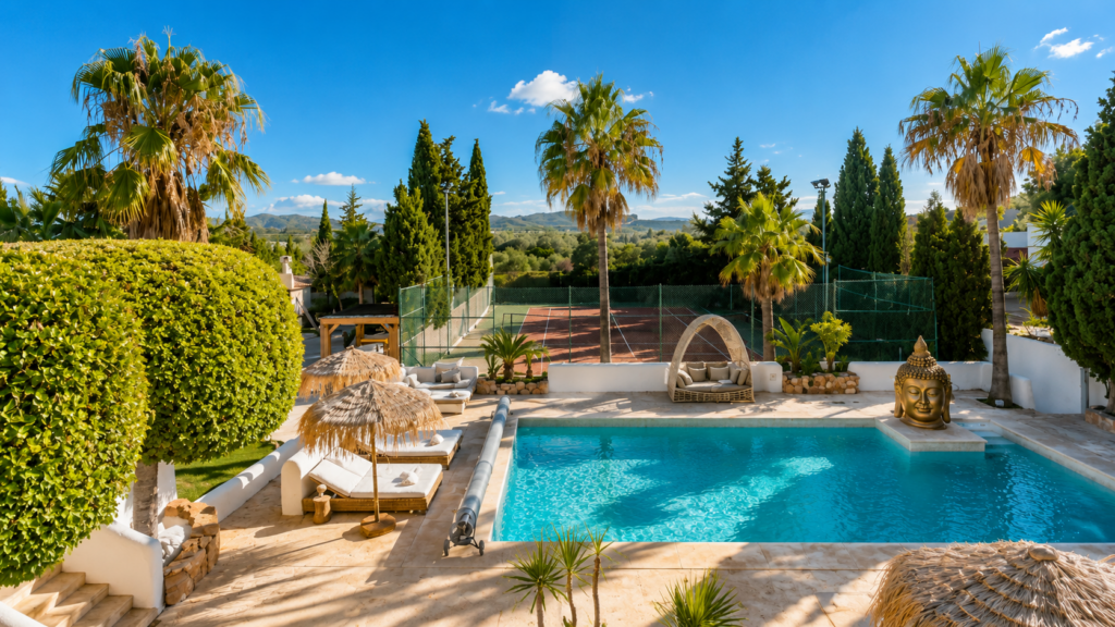 villa rental in august ibiza