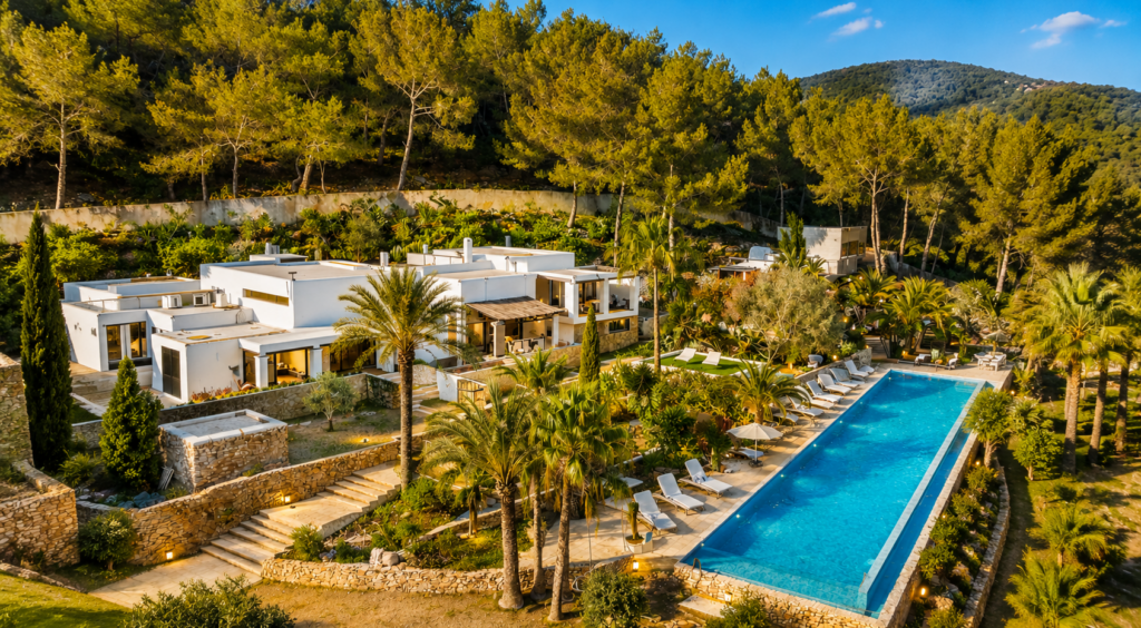 villa rental in august ibiza