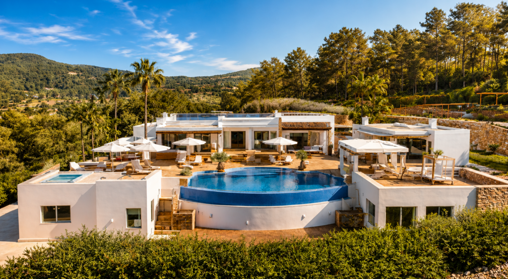 villa rental in august ibiza