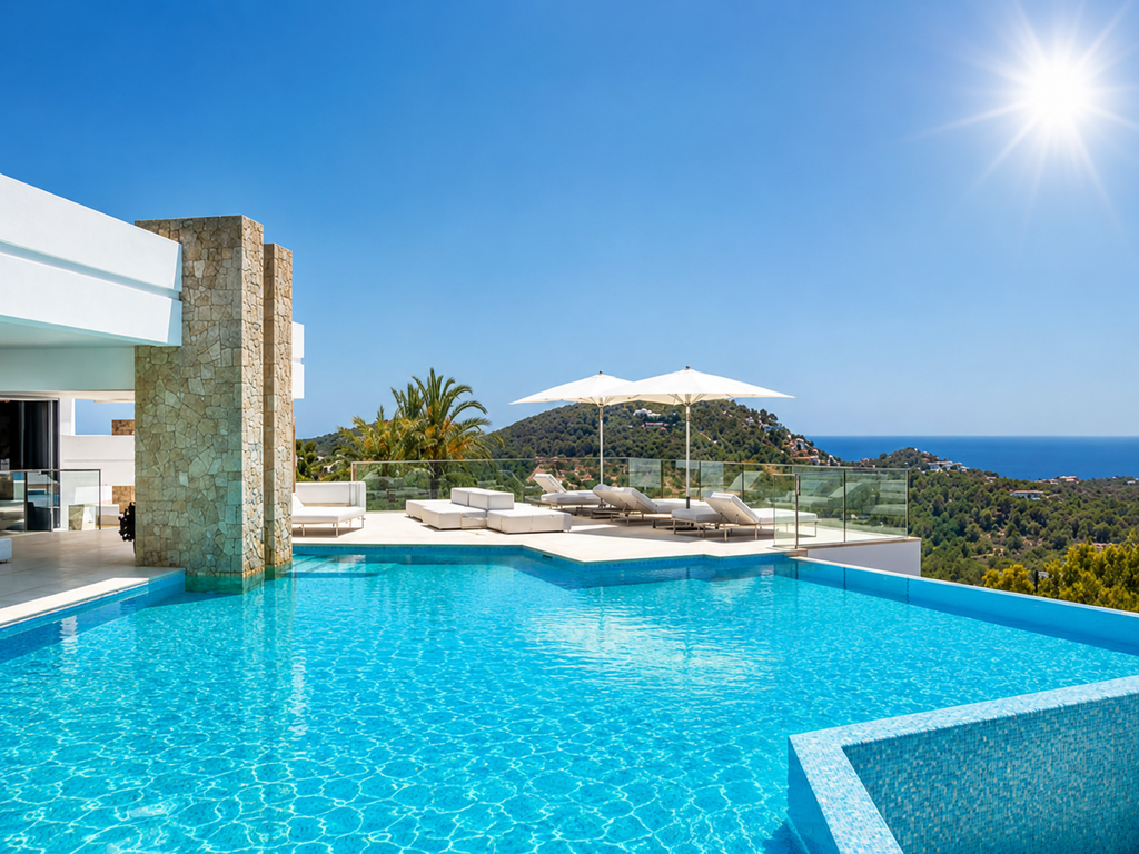 luxury villas in Ibiza summer