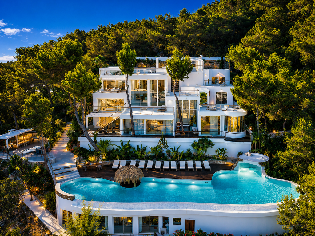 luxury villas in Ibiza summer