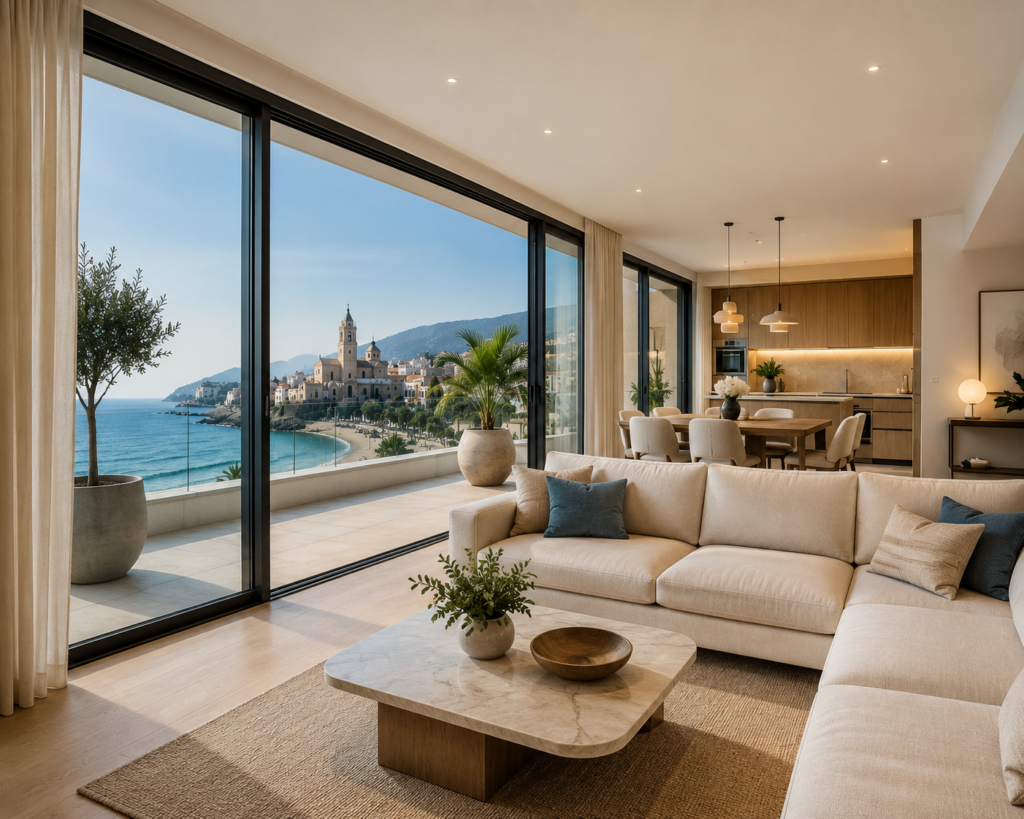 apartamentos lujo sitges cerca de la playa