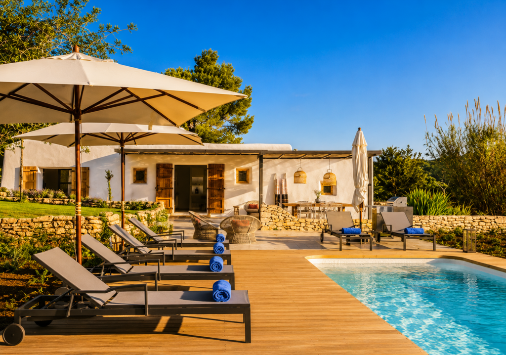 Last minute villas vacacionales de lujo en ibiza con piscina