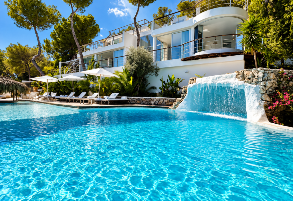 last minute luxury villas in Ibiza with private garden