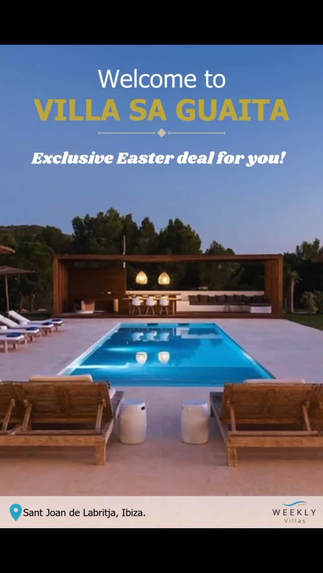 Villa Can Pep de Sa Guaita 🌿

Descubre Villa Can Pep de Sa Guaita, una villa de lujo en Ibiza que combina elegancia, privacidad y confort en un entorno natural incomparable. Ubicada en una zona privilegiada, está espectacular propiedad cuenta con amplios espacios interiores, una piscina privada y todas las comodidades para una estancia inolvidable.

Disfruta de su gran terraza, relájate bajo el sol mediterráneo y explora las impresionantes playas y calas cercanas. Ideal para familias y grupos que buscan exclusividad y tranquilidad en uno de los destinos más deseados del mundo.

Reserva ahora: www.weeklyvillas.es
📍 Ubicación: Ibiza, España 

#VillaDeLujo #IbizaLujo #RefugioExclusivo #VacacionesIbiza #CasaVacacional #PiscinaPrivada
#ViajesdeLujo #EspañaTurismo #VillaExclusiva #VacacionesEnIbiza