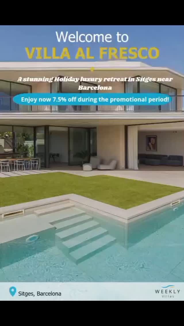 Villa Al Fresco 🌿

💥 Get a 7% discount with code XZ550 at WeeklyVillas.com
✨ Experience Mediterranean luxury at Villa Al Fresco, a uniquely designed villa in Sitges with a private spa.
🌴 Holiday luxury retreat in Sitges near Barcelona
🔹 Special Last Minute Offer
🔹 Ideal for private parties, vacations, or unique events

#LuxuryVillaSitges #LuxuryVillaBarcelona #LuxuryVillaIbiza #LuxuryVillaMallorca #LuxuryVillaSaintTropez #LastMinuteVillaBarcelona #LastMinuteVillaSitges #LastMinuteVillaIbiza #LastMinuteVillaMallorca #LastMinuteVillaSaintTropez #VillaSitgesHighDesign #VillaConSpaPrivado #WeeklyVillasSitges #VillaParaEventos #AlquilerVillasSitges #VillasConEncantoEspaña