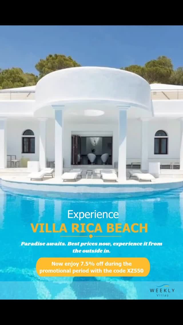 Holiday Villa Rica Beach · Golden Views & Last Minute Luxury

🎁 7% OFF with code XZ550 — Your Ibiza escape just became irresistible.
Sun-drenched terraces, ocean breeze, and barefoot luxury on the beach.
This is where elegance meets the Mediterranean.

📍 Ibiza · Direct beach access · Private spa · Designer interiors

Only at www.weeklyvillas.com 

#VillaRicaBeach #LuxuryVillaIbiza #IbizaReel #PrivateSpa #BeachfrontLuxury #LastMinuteVillas #IbizaEscape #MediterraneanVibes #DreamVilla #SeasideLiving