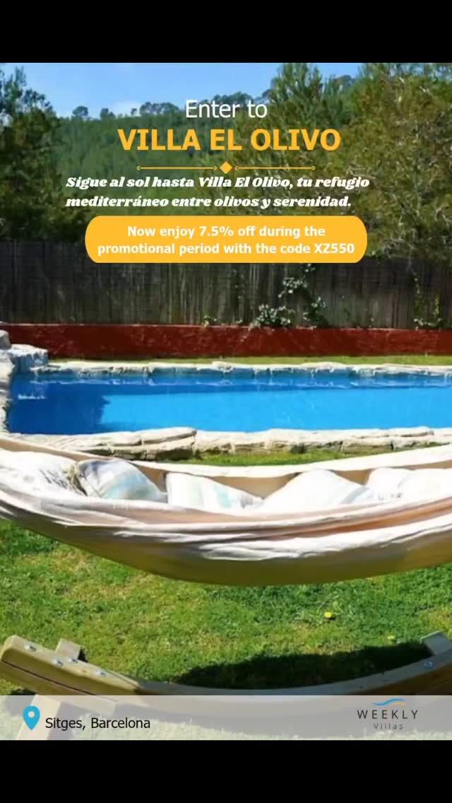 Villa El Olivo in Sitges — Mediterranean Calm & Private Pool

🌿 Design meets tranquillity just minutes from the beach

☀️ Private pool, elegant interiors, lush outdoor spaces

🎁 Book now at www.weeklyvillas.com with code XZ550 for 7.5% OFF

Looking for a Last Minute villa in Sitges?
A villa to rent in Spain for parties or a place to unwind in style?
Villa El Olivo has it all — coastal charm, high design, and absolute privacy

✨ Sit back. Soak in the sun. Live the Mediterranean lifestyle

#HolidayLuxuryVillas #VillaSitgesHighDesign #LastMinuteVillasInSitges #WeeklyVillasSitges #VillaElOlivoSitges #SitgesVillaRentalsForEvents #VillasToRentInSpainForParties #LuxuryVillasBarcelona